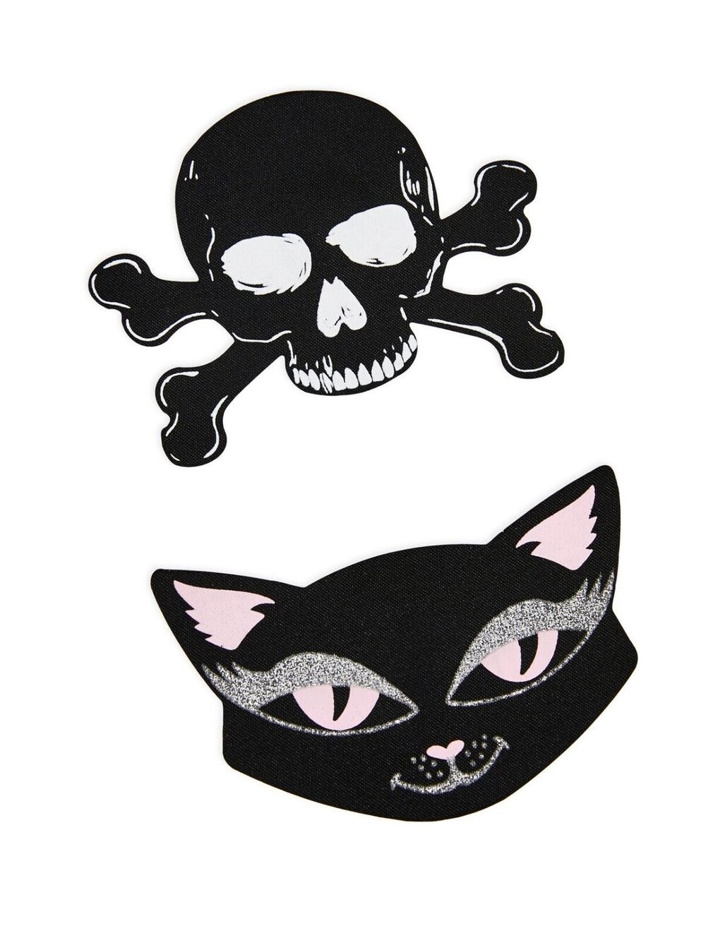 Dolls Kill Obsession Box EXCLUSIVE Pasties Skulls Black Cats 2 Pair